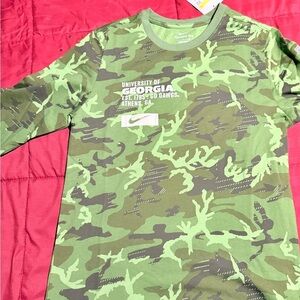 Georgia Bulldogs Nike Military Long Sleeve T-Shirt - Camo
